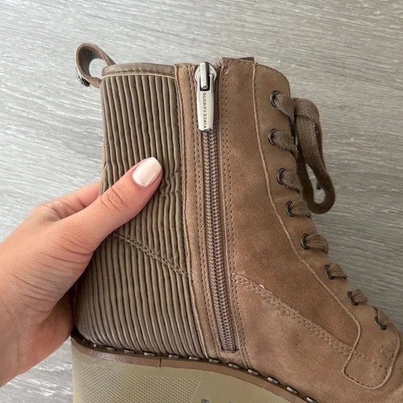 Vince Camuto Brown Lace-Up Boots - Picture 6 of 6